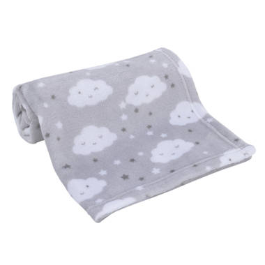 Grey fleece baby blanket new arrivals